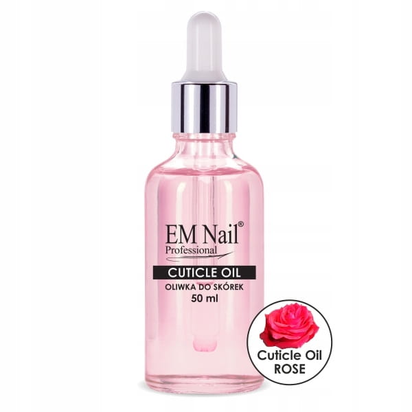 EM Nail Oliwka zapachowa do skórek Róża 50ml