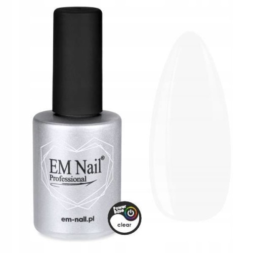 EM Nail Modelująca Baza budująca Power Base CLEAR 15ml