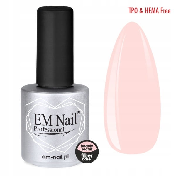 EM Nail Baza hybrydowa z włóknem szklanym Fiber Base BEAUTY SECRET 15ml