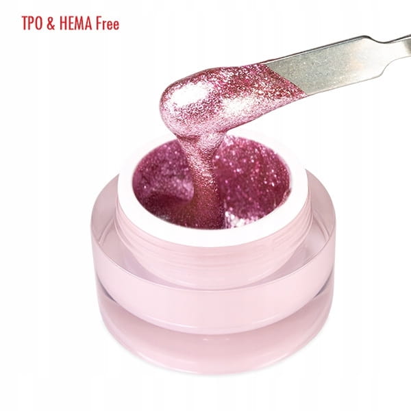 EM Nail Żel do zdobień Liner Glamour Gel nr 4 ROSE 5ml