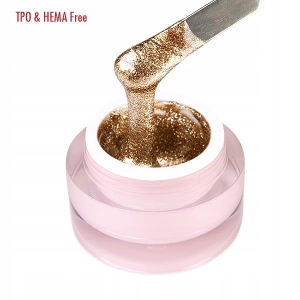 EM Nail Żel do zdobień Liner Glamour Gel nr 3 LUXE GOLD 5ml