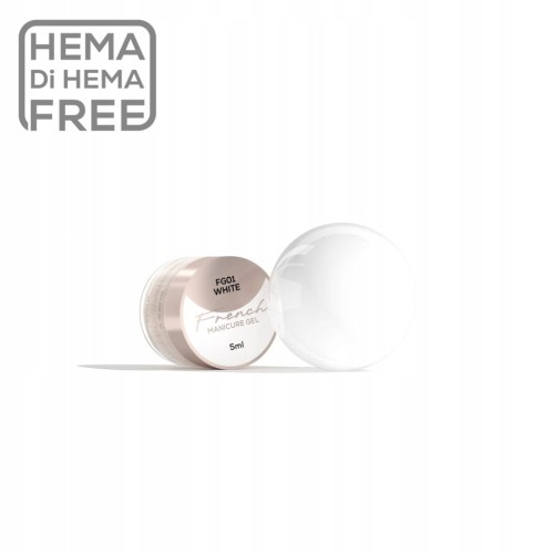 Makear Żel do zdobień French Manicure Gel White FG01 5ml