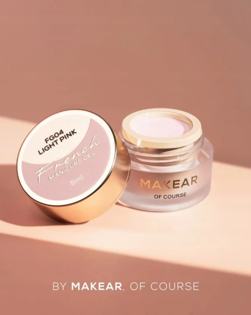 Makear Żel do zdobień French Manicure Gel LIGHT PINK FG04 5ml