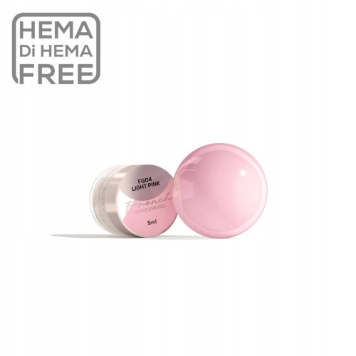 Makear Żel do zdobień French Manicure Gel LIGHT PINK FG04 5ml