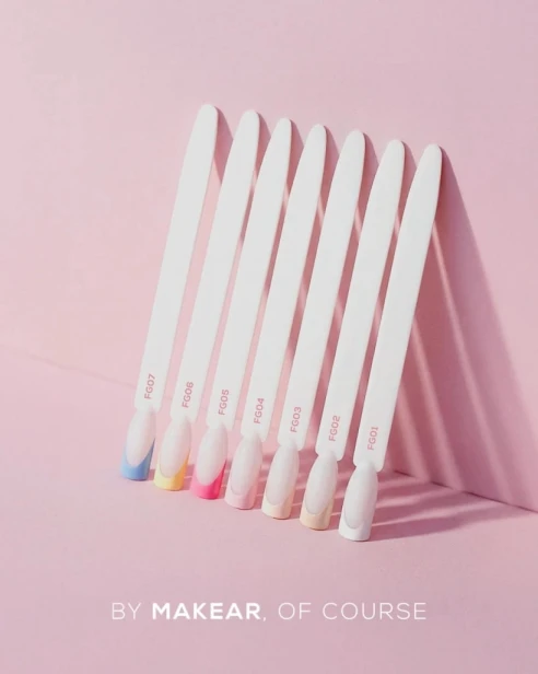 Makear Żel do zdobień French Manicure Gel LIGHT PINK FG04 5ml