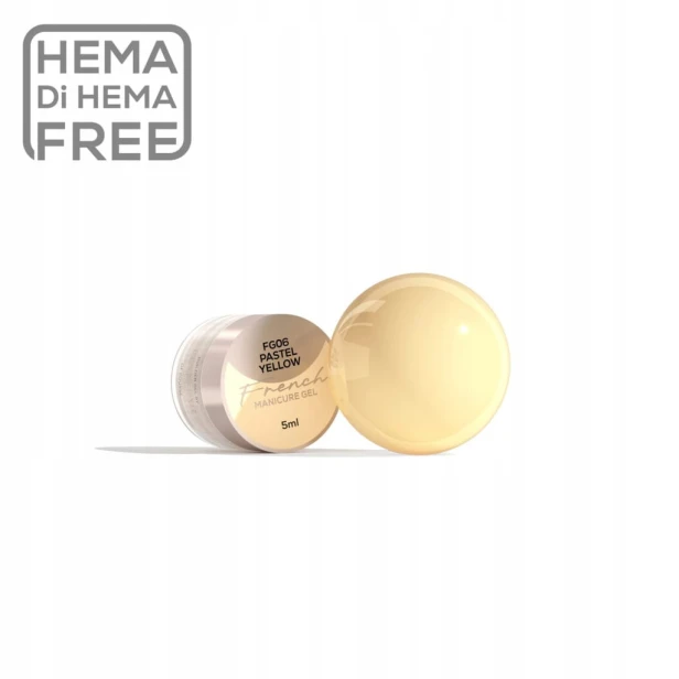 Makear Żel do zdobień French Manicure Gel PASTEL YELLOW FG06 5ml