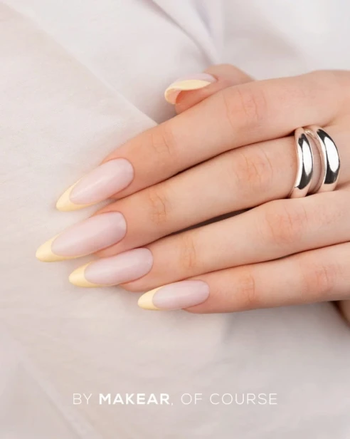 Makear Żel do zdobień French Manicure Gel PASTEL YELLOW FG06 5ml