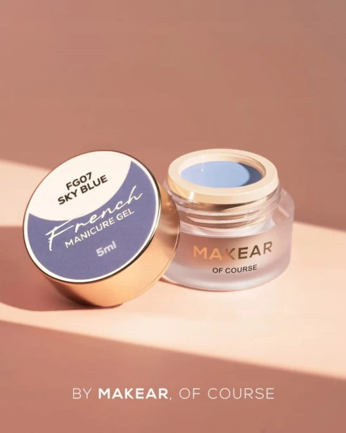 Makear Żel do zdobień French Manicure Gel SKY BLUE FG07 5ml