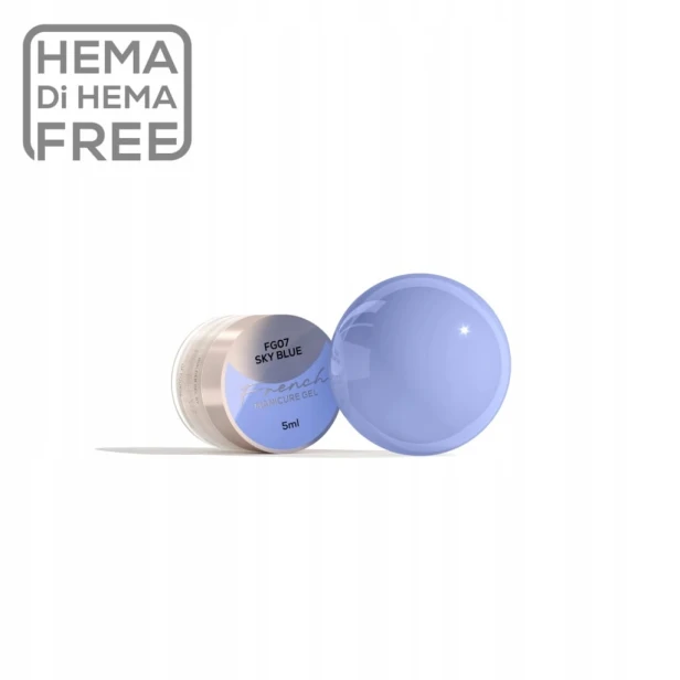 Makear Żel do zdobień French Manicure Gel SKY BLUE FG07 5ml