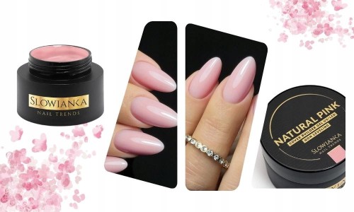 SLOWIANKA Żel budujący Cover Builder Gel Non-Leveling NATURAL PINK 50g