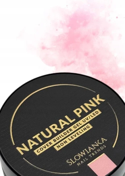 SLOWIANKA Żel budujący Cover Builder Gel Non-Leveling NATURAL PINK 50g