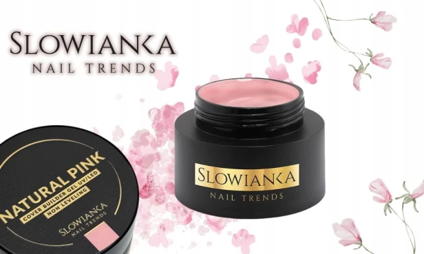SLOWIANKA Żel budujący Cover Builder Gel Non-Leveling NATURAL PINK 50g