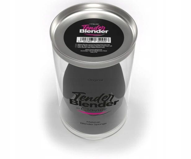 Clavier Tender Blender gąbka do makijażu jajeczko/łezka czarna 1szt