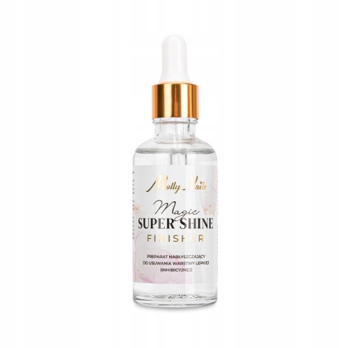 Molly Nails Magic Super Shine FINISHER Preparat Nabłyszczający 50ml