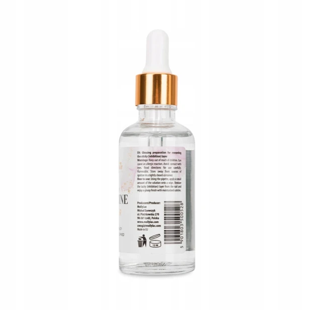 Molly Nails Magic Super Shine FINISHER Preparat Nabłyszczający 50ml
