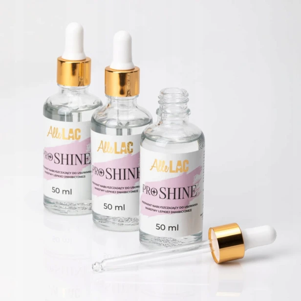 AlleLAC Pro Shine Preparat Nabłyszczający Usuwanie Warstwy Lepkiej 50ml