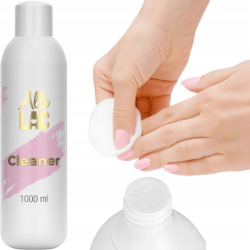 AlleLAC Cleaner Profesjonalny Płyn Odtłuszczacz Płytki Paznokcia IPA 1000ml