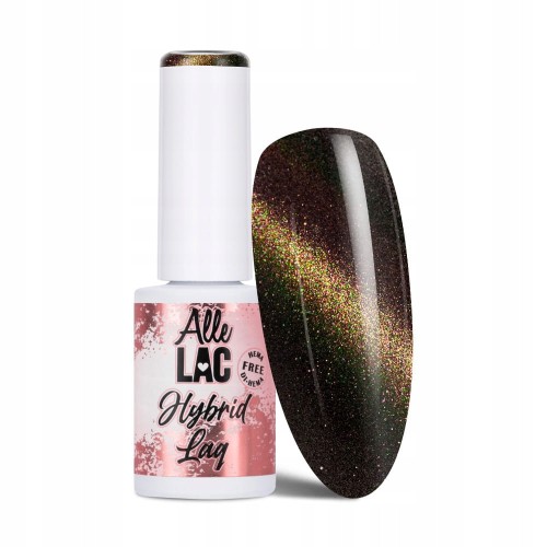 AlleLAC Lakier Hybrydowy LED/UV Gel Polish Cat Eye Chameleon Złoty 6g