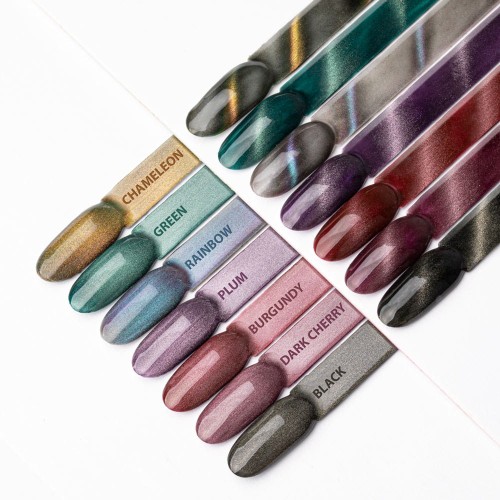 AlleLAC Lakier Hybrydowy LED/UV Gel Polish Cat Eye Chameleon Złoty 6g