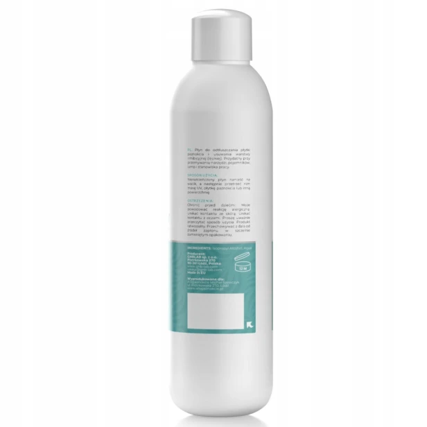 NTN Premium Cleaner płyn do odtłuszczania płytki paznokcia 1000ml IPA