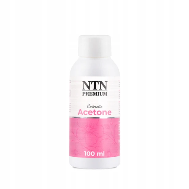 NTN Aceton Kosmetyczny Preparat Płyn Do Usuwania Lakieru Hybrydy Żelu 100ml