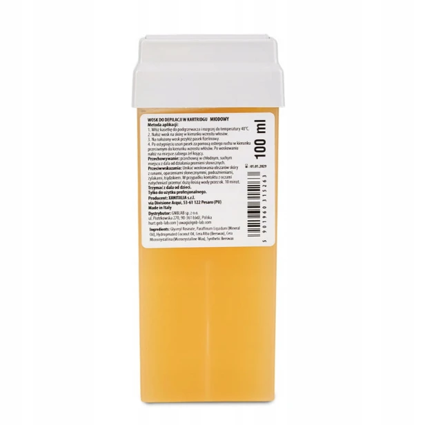 Wosk Do Depilacji Paskowej W Rolce Xanitalia Miodowy 100ml