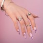 Makear SFX Pyłek w Płynie do paznokci Chrome Violet fioletowa tafla BC06 5m