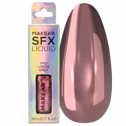 Makear SFX Pyłek w Płynie do paznokci Chrome Pink różowa tafla BC05 5ml