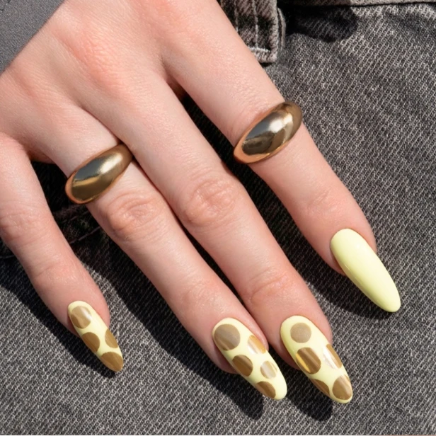 Makear SFX Pyłek w Płynie do paznokci Chrome Gold złota tafla BC03 5ml