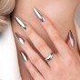 Makear SFX Pyłek w Płynie do paznokci Chrome Silver srebrna tafla BC01 5ml