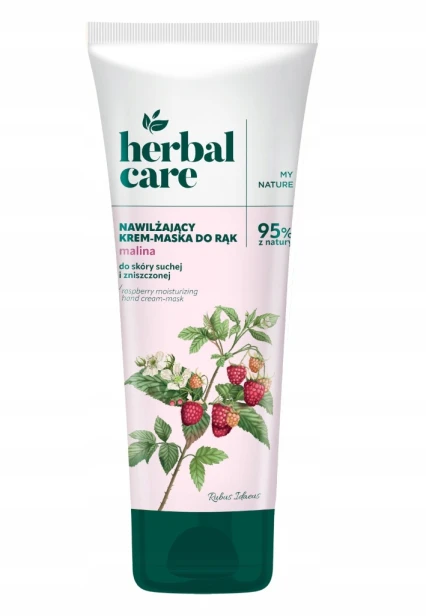 FARMONA Herbal Care Nawilżający krem-maska do rąk Malina 100ml