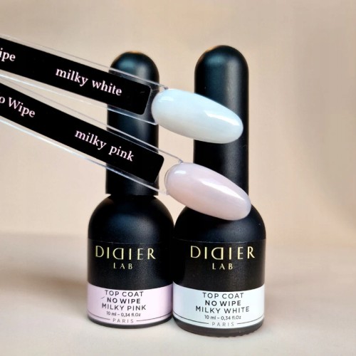Didier Lab Top Coat No Wipe MILKY PINK 10ml