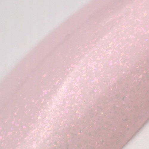 Didier Lab Top Coat No Wipe Glitter Top Coat PINK 10ml