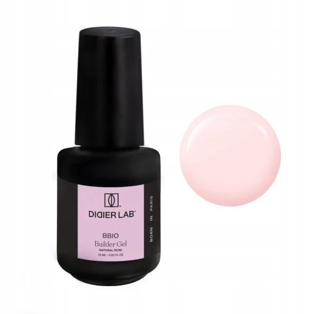 Didier Lab Builder Gel BBIO Żel Budujący w Butelce NATURAL ROSE 15ml
