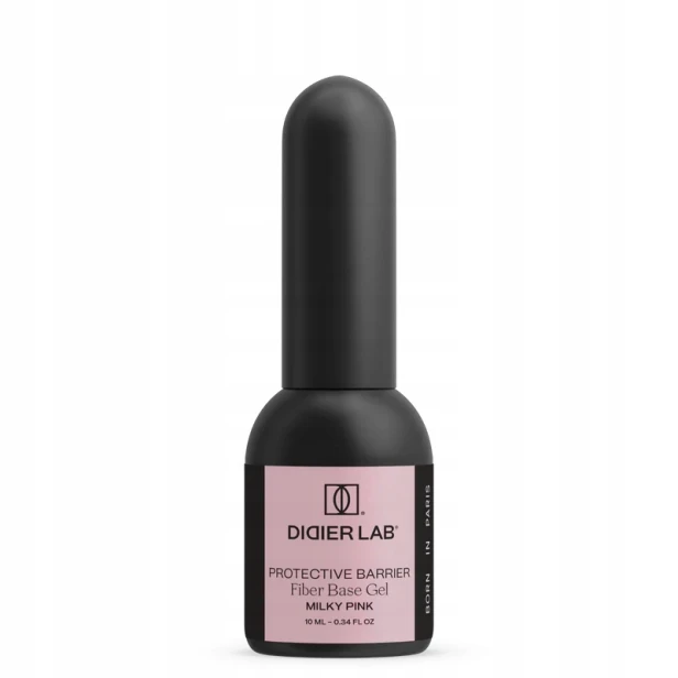 Didier Lab Baza Hybrydowa Fiber Base Gel MILKY PINK 10ml