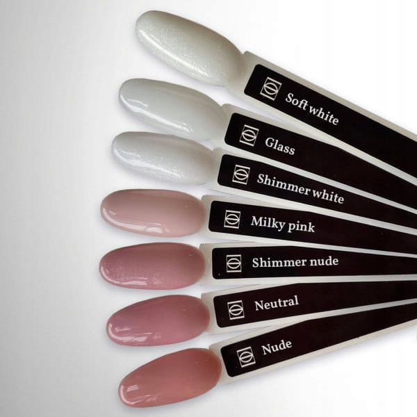 Didier Lab Baza Hybrydowa z włóknem Fiber Base Gel SHIMMER NUDE 10ml