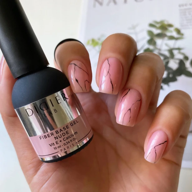 Didier Lab Baza Hybrydowa z włóknem Fiber Base Gel NUDE 10ml