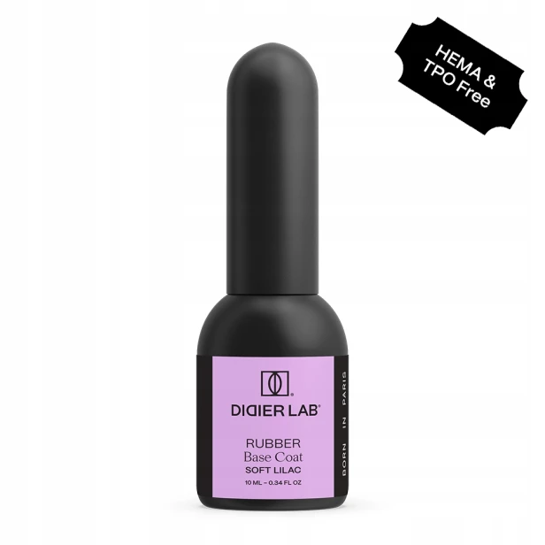 Didier Lab Kamuflująca Baza Kauczukowa Rubber Base Coat SOFT LILAC 10ml
