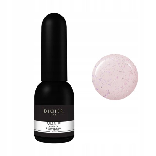 Didier Lab Baza Kauczukowa z drobinkami Foil Rubber Base POWDER PINK 10ml
