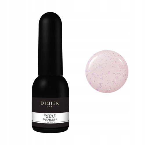 Didier Lab Baza Kauczukowa z drobinkami Foil Rubber Base Coat PINK 10ml