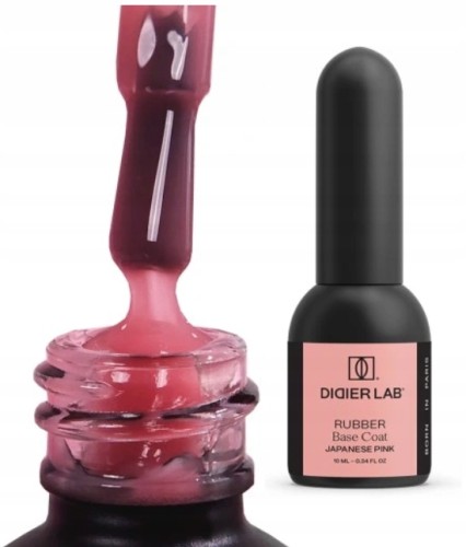 Didier Lab Kamuflująca Baza Kauczukowa Rubber Base Coat JAPANESE PINK 10ml