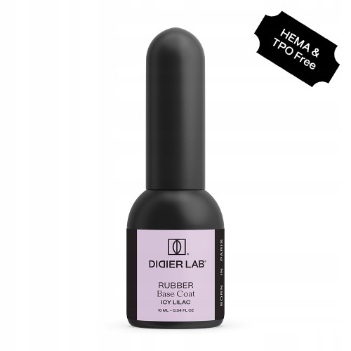 Didier Lab Kamuflująca Baza Kauczukowa Rubber Base Coat ICY LILAC 10ml