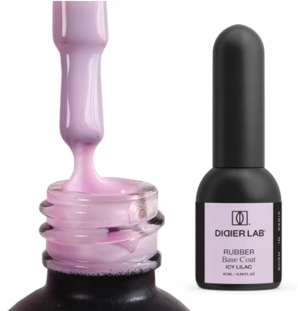 Didier Lab Kamuflująca Baza Kauczukowa Rubber Base Coat ICY LILAC 10ml
