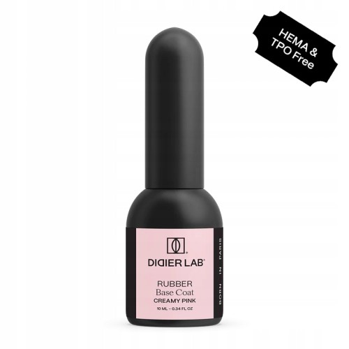 Didier Lab Kamuflująca Baza Kauczukowa Rubber Base Coat CREAMY PINK 10ml