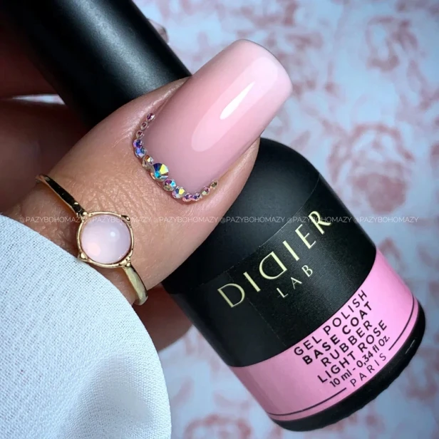 Didier Lab Kamuflująca Baza Kauczukowa Rubber Base Coat LIGHT ROSE 10ml