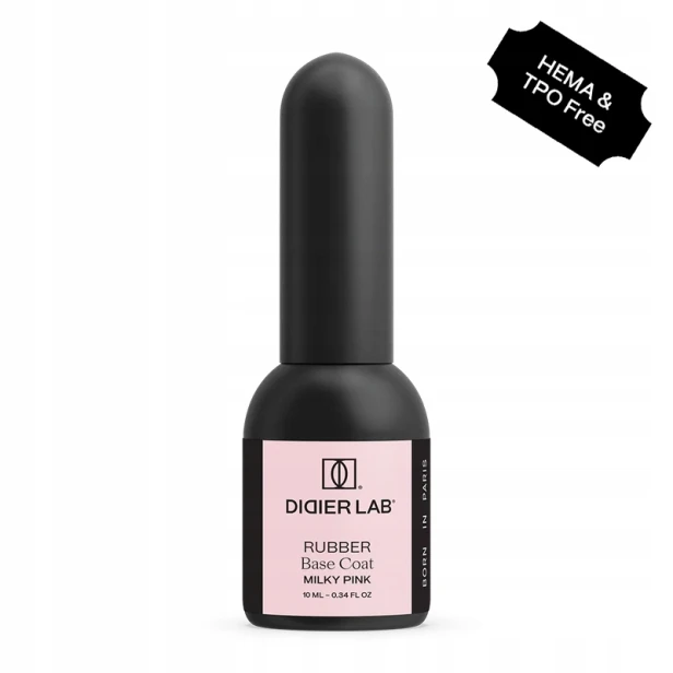 Didier Lab Kamuflująca Baza Kauczukowa Rubber Base Coat MILKY PINK 10ml