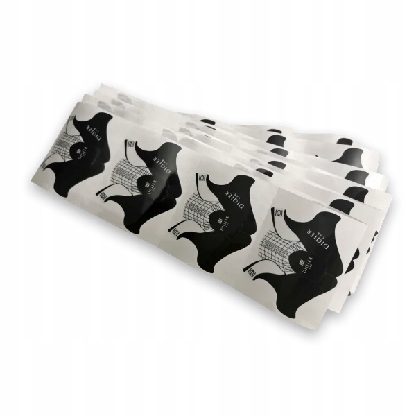 Didier Lab Formy plastikowe Szablony Profesional Nail Forms 100szt