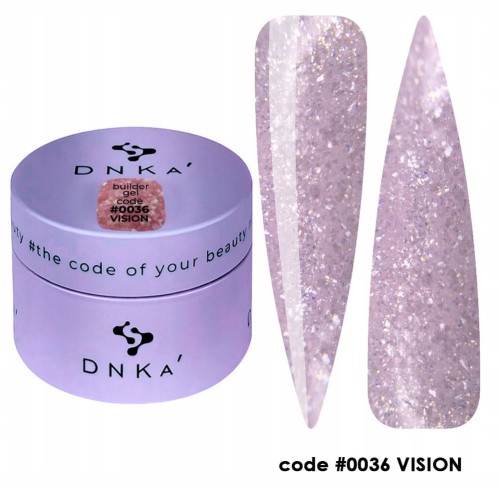 DNKa Żel Budujący do przedłużania paznokci Builder Gel #0036 VISION 30ml