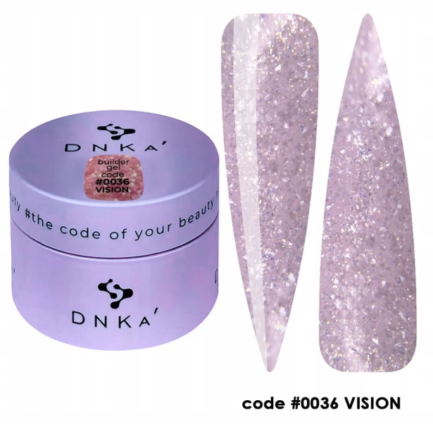 DNKa Żel Budujący do przedłużania paznokci Builder Gel #0036 VISION 30ml