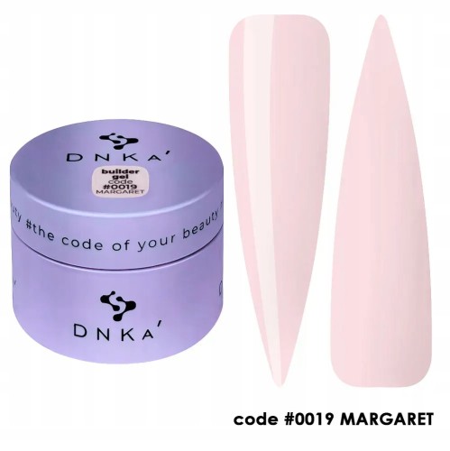 DNKa Żel Budujący do przedłużania paznokci Builder Gel #0019 MARGARET 30ml